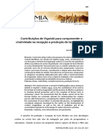 Artigo Sobre Arte e Vigotski José Ricardo