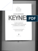 Keynes (1936) Teoria Generala A Ocuparii Fortei de Munca, A Dobanzii Si A Banilor. Publica PDF