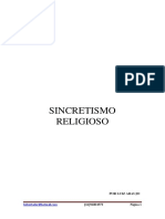 Sincretismo Religioso 