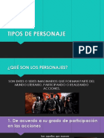 Tipos de Personaje