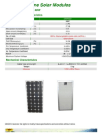 Monocrystalline Solar Modules: SINGFO SFM-D Series 65W