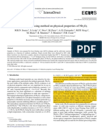 3 - Effect of Processing Method On Physical Properties of Nb2O5