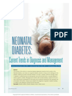 Neonatal Diabetes:: Current Trends in Diagnosis and Management
