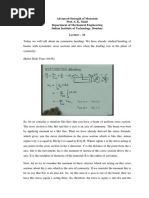 Advanced Strength of Materials Prof. S. K. Maiti Department of Mechanical Engineering Indian Institute of Technology, Bombay Lecture - 32