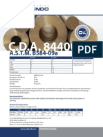 CDA 84400 phosphor bronze alloy properties