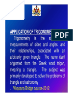 Applications of Trignometry PDF