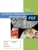 Tugas Klipping Perkembangan Ekonomi Indonesia