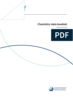 Chemistry Data Booklet