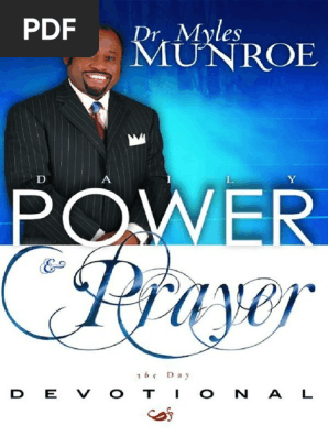 Daily Power and Prayer Devotion - Myles Munroe