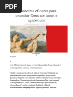 5 Maneiras Eficazes Para Anunciar Deus Aos Ateus e Agnósticos
