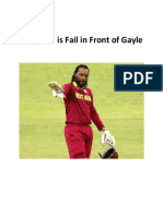 Why Everyone Is Fail in Front of Gayle