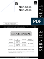 Aiwa NSXA-508 Service Manual
