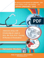 AIPMST Primary of Information Brochure