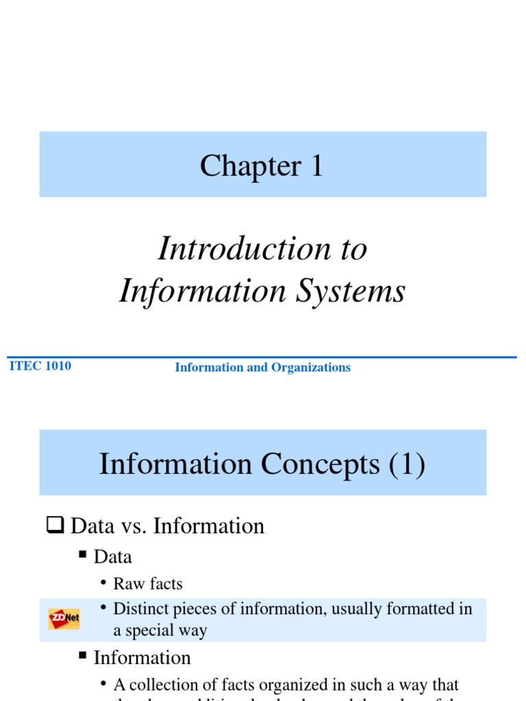 Chapter1-1ntroduction Ifnormation System | PDF | Computer Network ...