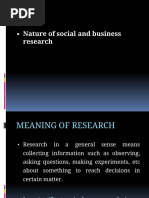 UNIT-1: Nature of Social and Business Research