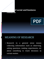 UNIT-1: Nature of Social and Business Research