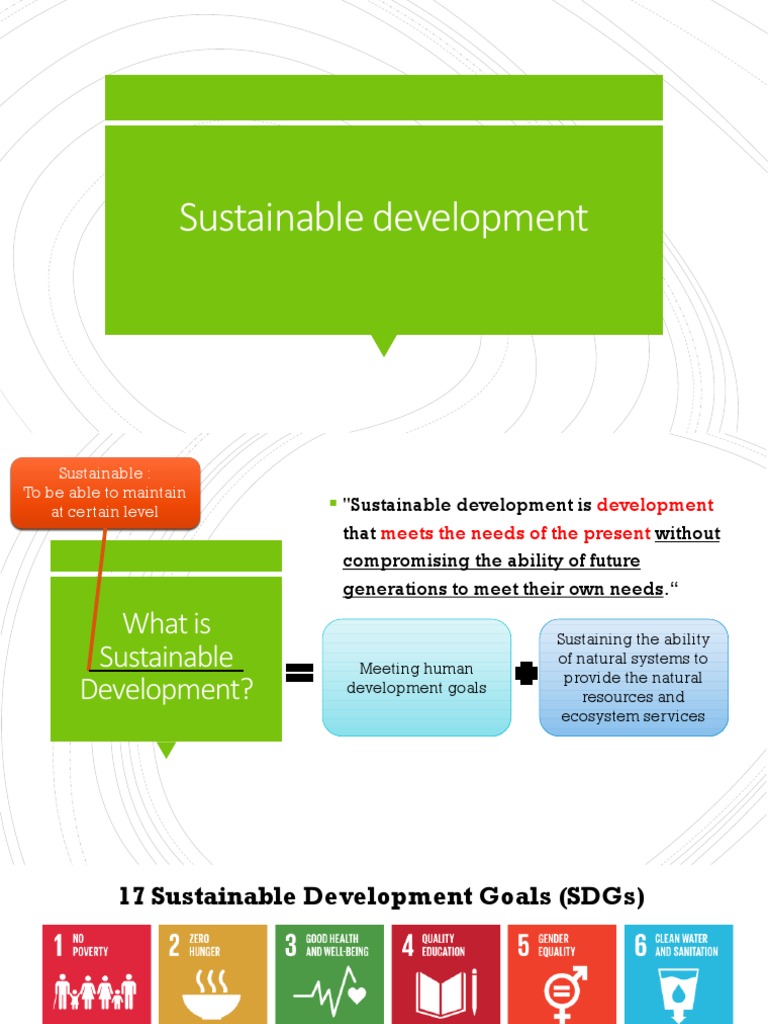 Understanding Sustainable Development Goals | PDF | Sustainability ...