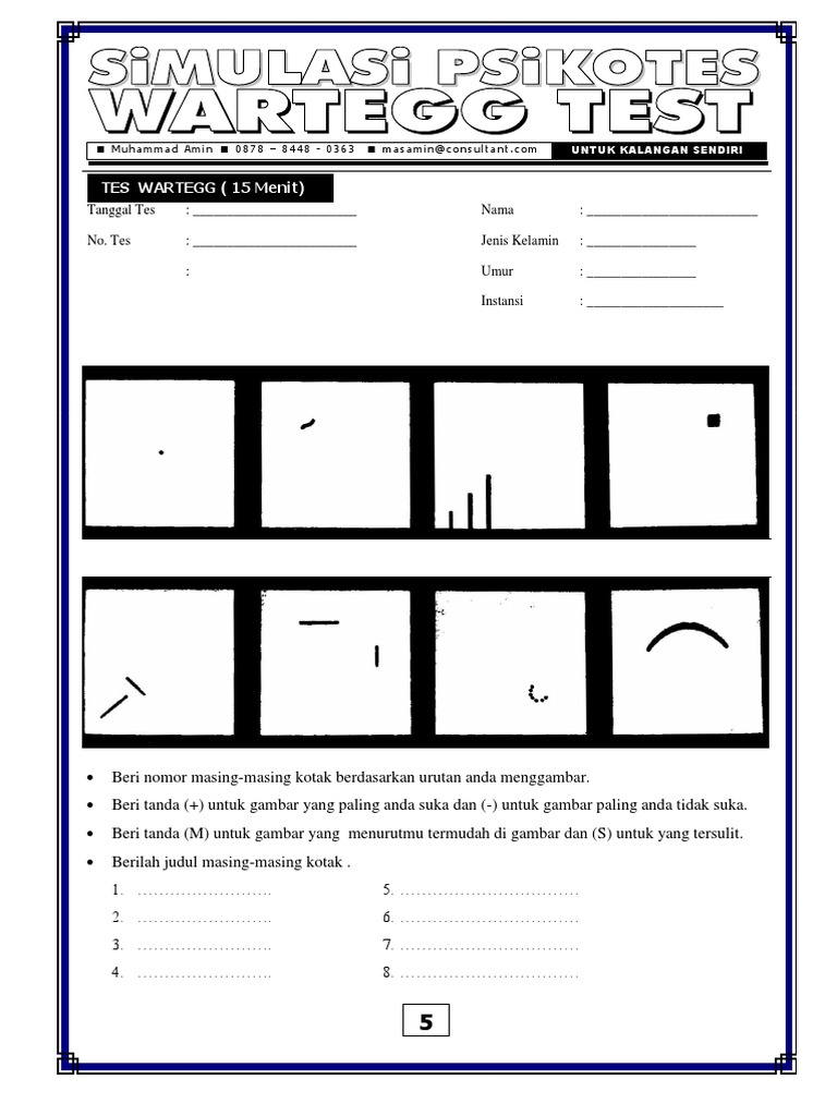 4 Tes Gambar 8 Kotak 4 Tes Gambar 8 Kotak