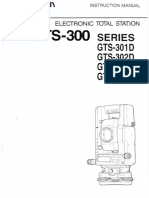 Topcon GTS-302 Manual