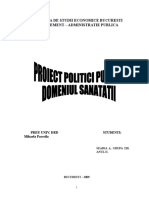 Politici Publice - Domeniul Sanatatii.doc