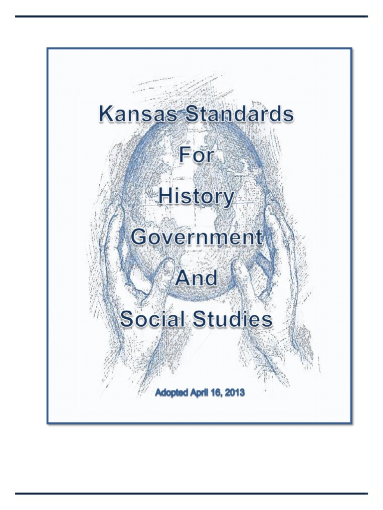 2013 Kansas History Government Social Studies Standards PDF