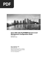 Cisco ASA With FirePOWER Services Local Management Configuration Guide, Version 6.0