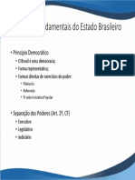 Princípios fundamentais do Estado Brasileiro