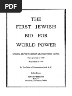 Percy Alan Ian - The First Jewish Bid For World Power