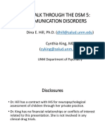 Changes in dsm5