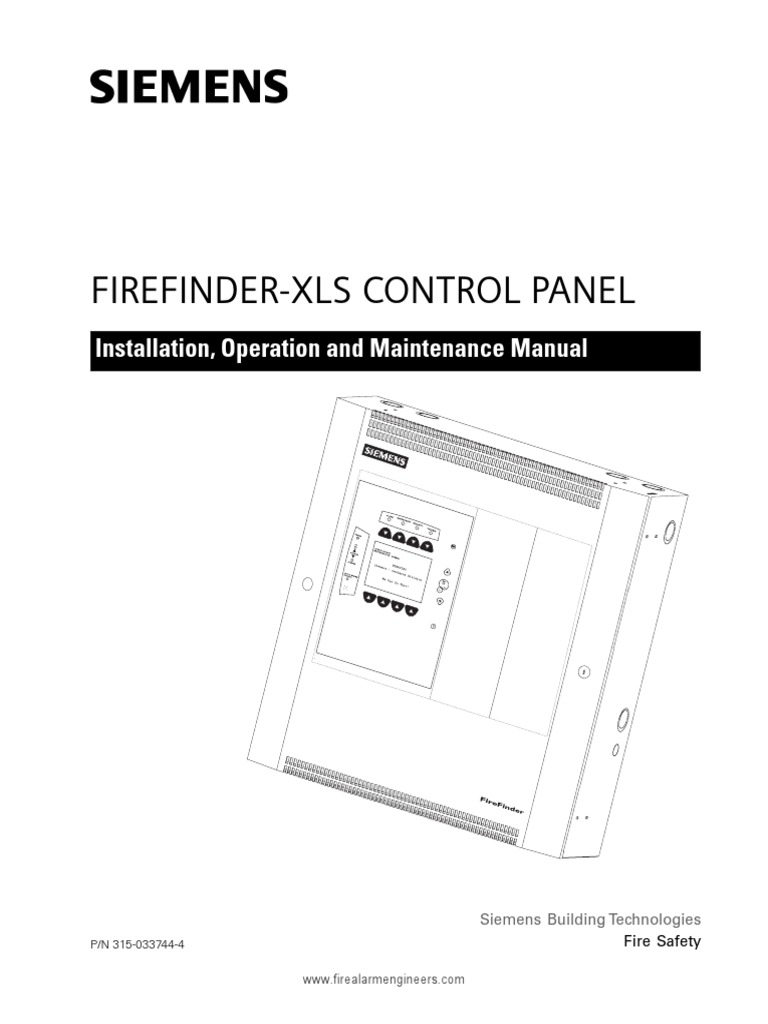 Siemens FireFinder XLS Operation Installation Manual1 | PDF ...