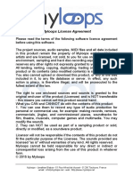 Myloops License Agreement PDF