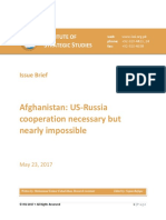 Afganistan Us Russia Coooperation Neceesary But Nearly Impossible