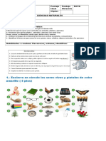 Ciencias Naturales ( seres vivos N°1)