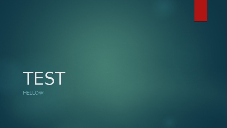 Test Document Overview | PDF
