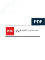 listado ICEX empresas Perú