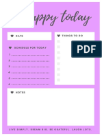 Daily Happiness Planner