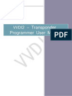 2.4 VVDI2 - Transponder Programmer User Manual