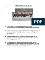 Grand Prix Motorcycle Racing ( (MOTO GP)