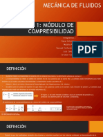 Módulo de compresibilidad en mecánica de fluidos