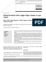 Keloid Formation After Trigger Finger Release: A Case