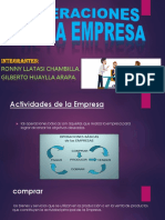 Operaciones de La Empresa12