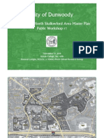 City of Dunwoody: Georgetown/North Shallowford Area Master Plan Public Workshop #1
