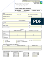 (9675) Local Manufacturer Registration Form