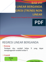 REGRESI LINEAR BERGANDA DAN PENYELESAIANNYA