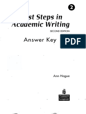 SOLUTION: Pdfcoffee com first steps answer key pdf free - Studypool