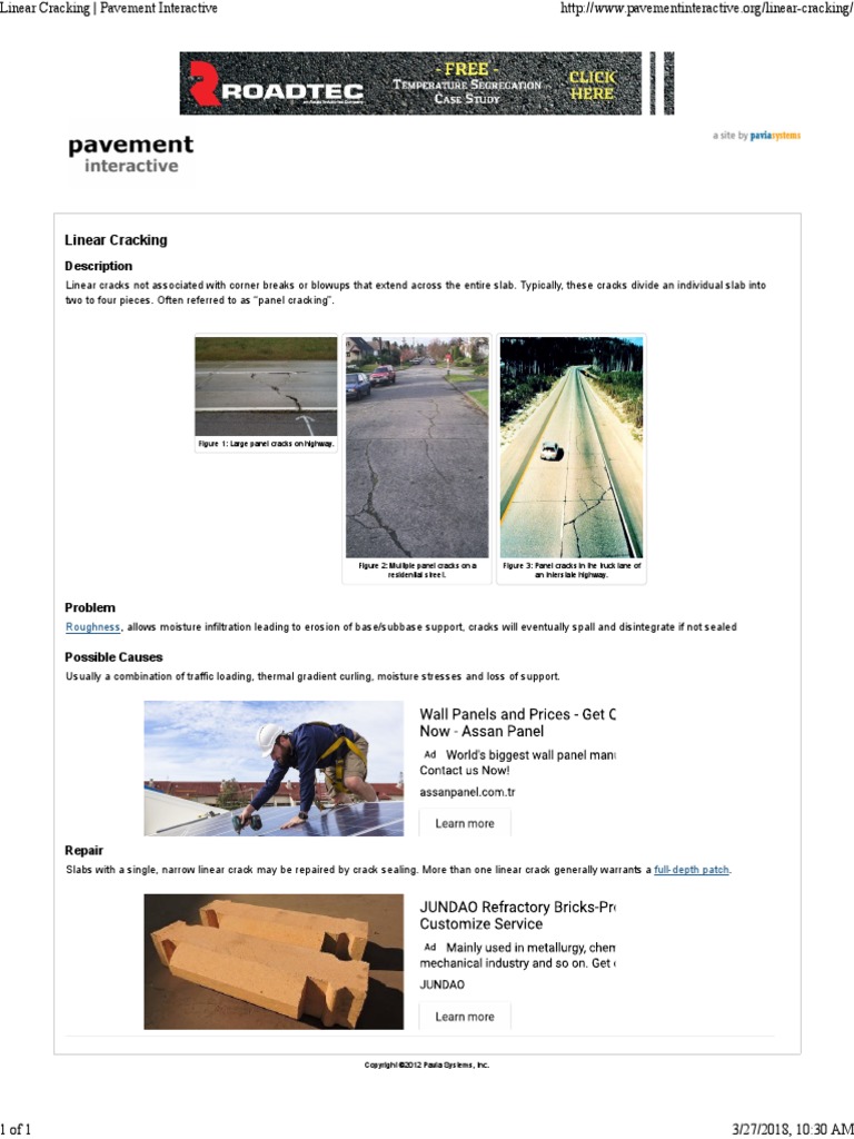 Linear Cracking | PDF