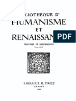 BIBLIOTHEQUE D'HUMANISME ET RENAISSANCE TOME XIV NO. 2 - 1952.pdf