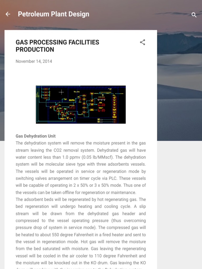 Gas Processing Facility Overview | PDF | Liquefied Petroleum Gas ...