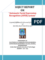 A Project Report ON: "Automatic Facial Expression Recognition (AFER) System"