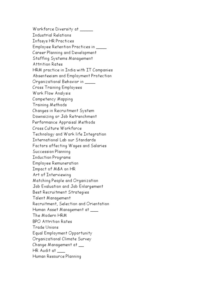 dissertation results hrm